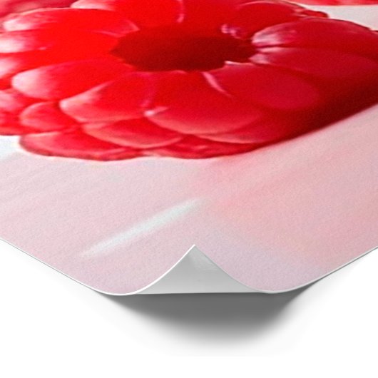 Farbenfrohe Eiscreme-Kone mit Splash Milk Poster (Ecke)