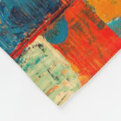 Farbenfrohe Elefant Blanket Fleecedecke (Ecke)