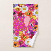 Farbenfrohe Elefanten Badetücher Set (Handtuch)