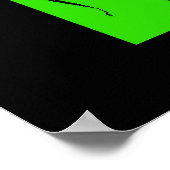 Farbenfrohe Elefanten Poster (Ecke)