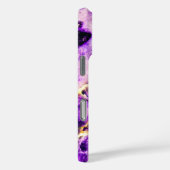 Farbenfrohe Elegante Marmorbäume Lila Rosa und Gol Case-Mate iPhone Hülle (Rückseite / Rechts)