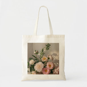Farbenfrohe Elegante, Vintag inspiriert Blume Tragetasche