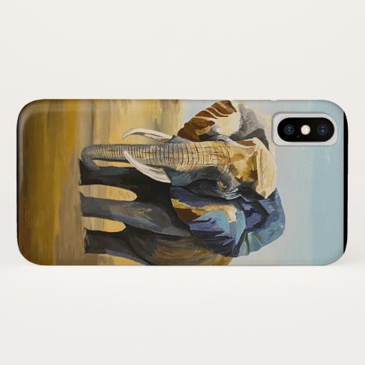 Farbenfrohe Elephant iPhone Gehäuse Case-Mate iPhone Hülle (Rückseite (Horizontal))