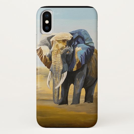 Farbenfrohe Elephant iPhone Gehäuse Case-Mate iPhone Hülle (Rückseite)