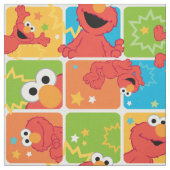 Farbenfrohe Elmo Grid Muster Stoff (Muster)