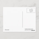 Farbenfrohe Emoji-Gesichter Postkarte (Rückseite)