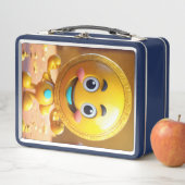 Farbenfrohe Emoji Metal Lunch Box (Beispiel)