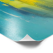 Farbenfrohe Emotionen Abstrakte Kunst Fotodruck (Ecke)