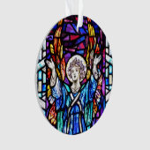 Farbenfrohe Engel-Ornament Ornament (Vorderseite)