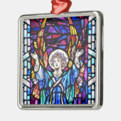 Farbenfrohe Engel-Ornament Ornament Aus Metall (Links)