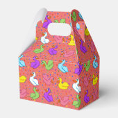 Farbenfrohe Enten - Gefälligkeitsbox Geschenkschachtel (Rückseite)