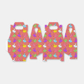 Farbenfrohe Enten - Gefälligkeitsbox Geschenkschachtel (Ungefaltet)