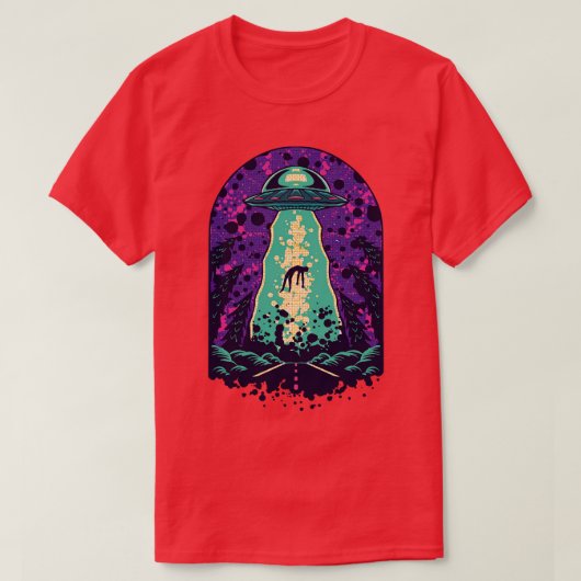 Farbenfrohe Entführung T-Shirt (Design vorne)