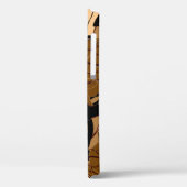 Farbenfrohe Erdbeere: Wasserfarbene, rosa Erbsen Case-Mate iPhone Hülle (Rückseite / Links)