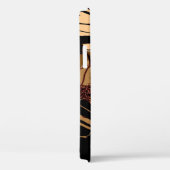 Farbenfrohe Erdbeere: Wasserfarbene, rosa Erbsen Case-Mate iPhone Hülle (Rückseite / Rechts)