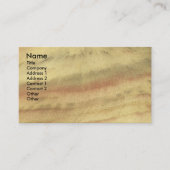 Farbenfrohe Erdtexte Visitenkarte (Vorderseite)