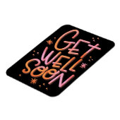 Farbenfrohe Erholung bald Magnet (Linke Seite)