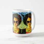 farbenfrohe Ermächtigung Kaffeetasse (VorderseiteRechts)