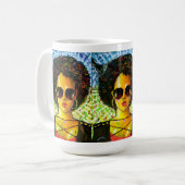 farbenfrohe Ermächtigung Kaffeetasse (Vorderseite Links)