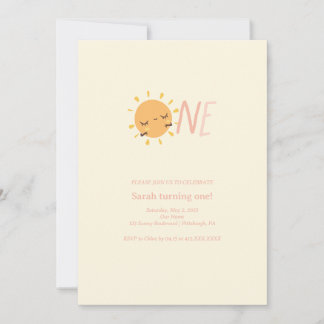 Farbenfrohe erste Reise um die Sonne 1. Einladung