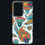 Farbenfrohe Ethnic Vintag Floral Paisley Samsung Galaxy Hülle<br><div class="desc">Schöne farbenfrohe Wasserfarben ethnische Blumenpaisley großen Druck. Es handelt sich um ein nahtloses Muster und der Druck kann größer oder kleiner gemacht werden. Cooles,  mutiges,  mädchenhaftes Design. Benutzerdefinierter weißer Hintergrund</div>