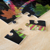 Farbenfrohe Eule Puzzle Kunst-Malerei (Seite)