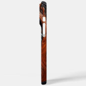 Farbenfrohe Eule und Berge unter einem lebhaften H Case-Mate iPhone Hülle (Rückseite / Links)