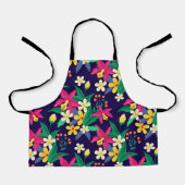Farbenfrohe exotische Blumenmuster-23021 Schürze (Vorderseite)