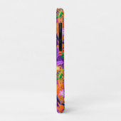 Farbenfrohe exotische Blumenmuster-23148 Case-Mate iPhone Hülle (Hinten/Links)