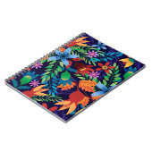 Farbenfrohe exotische Blumenmuster-32436 Notizblock (Linke Seite)