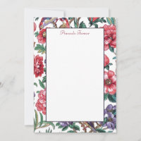 Farbenfrohe exotische Flora und Vogelwelt-Hintergr