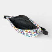 Farbenfrohe, exotische, florale Hintergrundmuster- Bauchtasche (Offen)