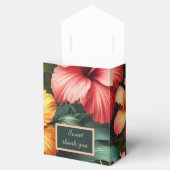 Farbenfrohe exotische hawaiianische Tropenhochzeit Geschenkschachtel (Geöffnet)