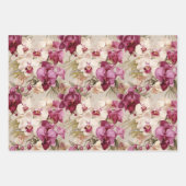 Farbenfrohe exotische Orchid-Blume Geschenkpapier Set (Vorderseite 3)