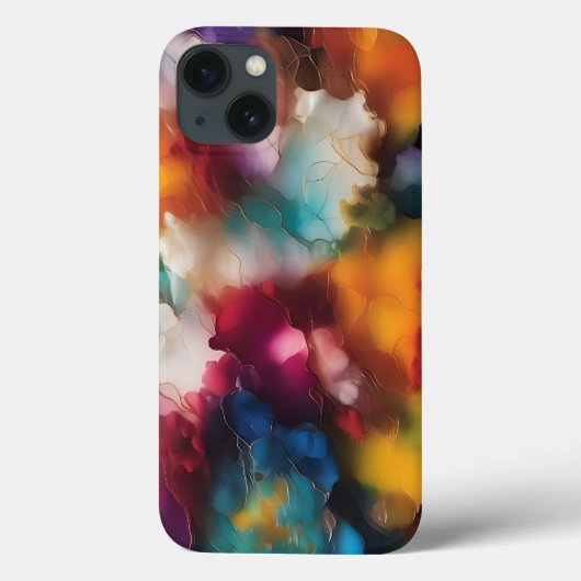 Farbenfrohe Explosionsalcohol Tinte Case-Mate iPhone Hülle (Rückseite)