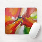 Farbenfrohe expressionistische Abstrakte Vorlage M Mousepad (Mit Mouse)