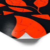 Farbenfrohe, expressionistische Tierart-Poster Poster (Ecke)