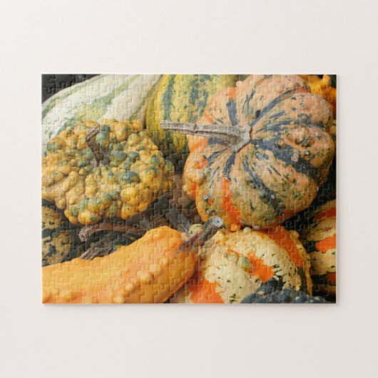 Farbenfrohe Extravagante Gourds fallen Puzzle (Horizontal)
