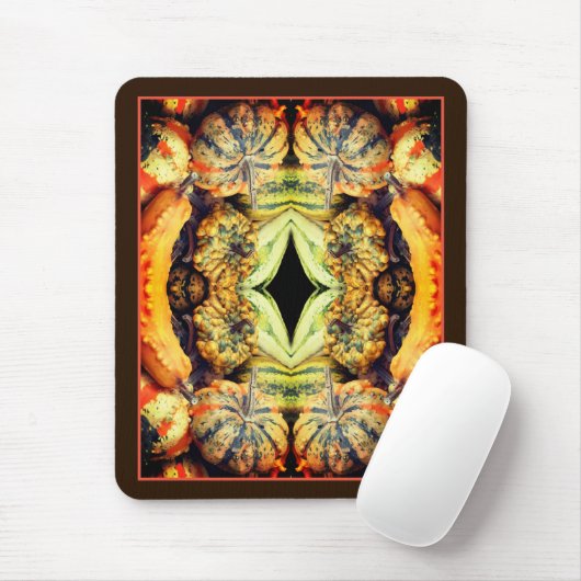 Farbenfrohe Extravagante Gourds Land Abstrakt Mousepad (Mit Mouse)
