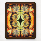 Farbenfrohe Extravagante Gourds Land Abstrakt Mousepad (Vorne)