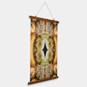 Farbenfrohe Extravagante Waren Abstrakt Wandteppich Mit Holzrahmen (Gewinkelt)