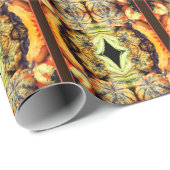 Farbenfrohe Extravagante Waren Nah Abstrakt Geschenkpapier (Rolleneckpunkt)