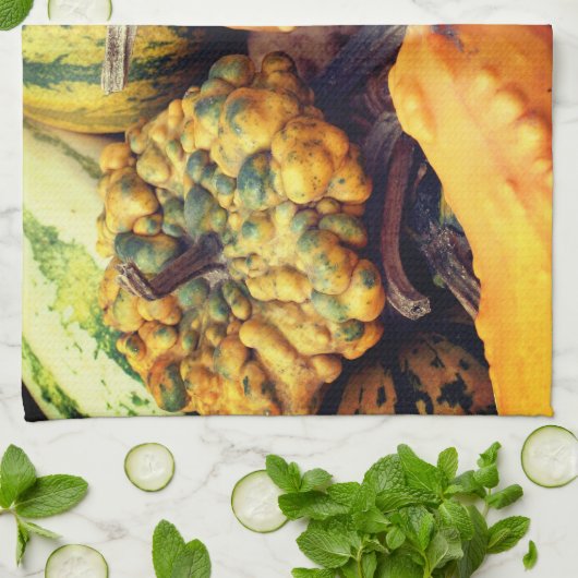 Farbenfrohe Extravagante Waren Nah Geschirrtuch (Gefaltet)