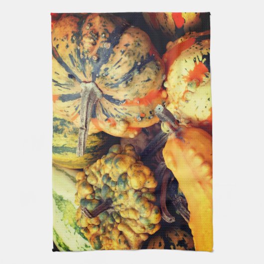 Farbenfrohe Extravagante Waren Nah Geschirrtuch (Vertikal)