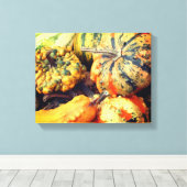 Farbenfrohe Extravagante Waren Nah Leinwanddruck (Insitu (Holzboden))