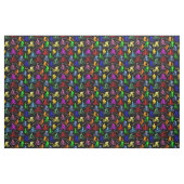 Farbenfrohe Fahrräder und Fahrer Stoff (Fat Quarter (45,7 x 55,9 cm))