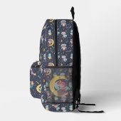 Farbenfrohe Fairies, nahtloses Einhorn Bedruckter Rucksack (Rechts)