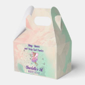 Farbenfrohe Fairy Birthday Geschenkschachtel (Rückseite)