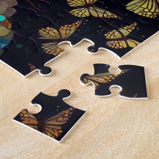 Farbenfrohe Fairy Butterfells Fantasy Art Puzzle (Seite)