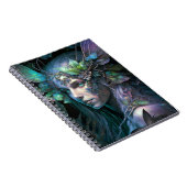 Farbenfrohe Fairy Fantasy Art Notebook Notizblock (Rechte Seite)